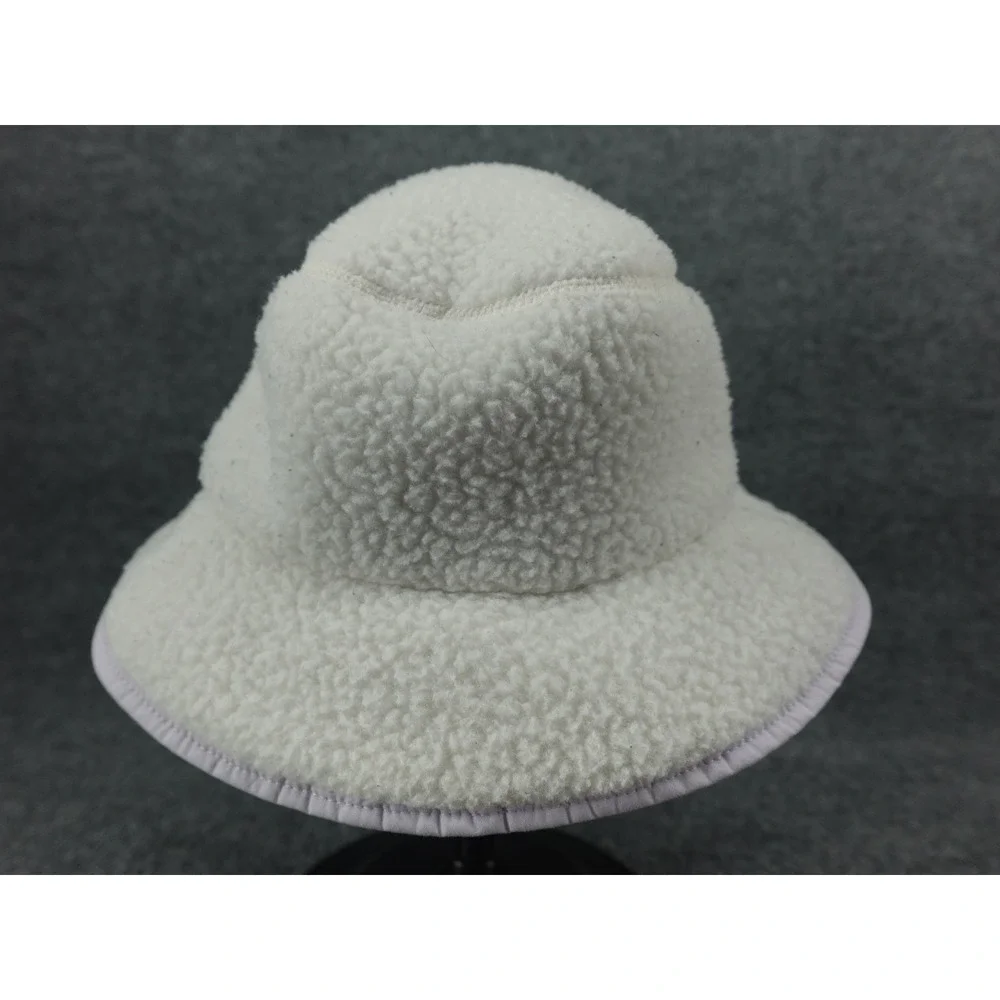 The North Face Sherpa Fleece Bucket Hat Unisex S/M Cream Cozy Gorpcore